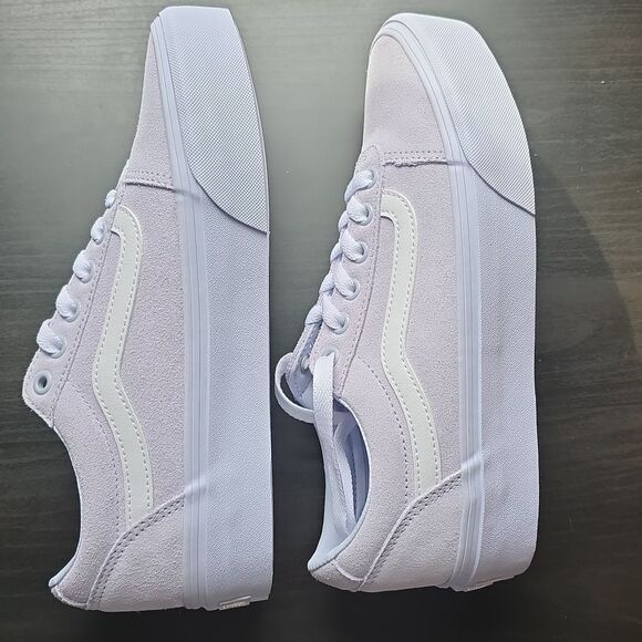 Vans Women's Ward Platform Mono Suede Shoe Lt. Blue Size 8.5 - Picture 5 of 9